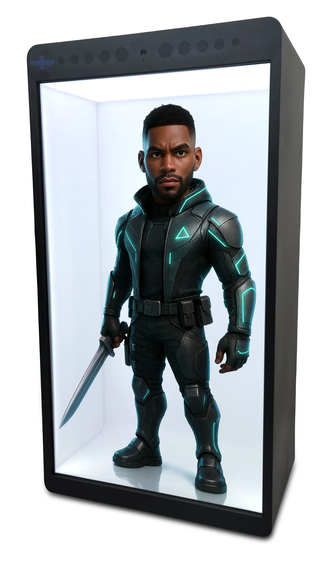 White Display with Bunny