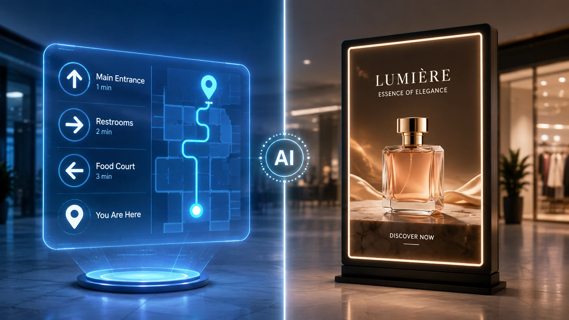 How Holographic AI Is Merging Wayfinding and Advertising